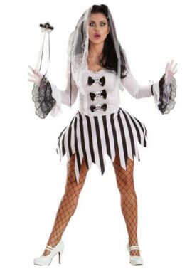 כלה זומבית Sexy Corpse Bride Costume L1404