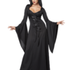 תחפושת הקוסמת הקסומה בשחור Deluxe Hooded Robe L15241-2