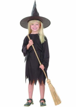 תחפושת מכשפה קלאסית לבנות