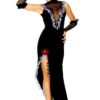 תחפושת רקדנית פלמנקו Dia De Muertos Costume L15388