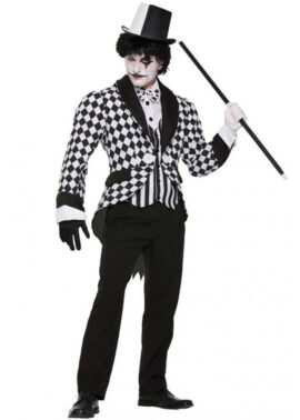 תחפושת יוקרתית לגבר ליצן חצר המלוכה L1163