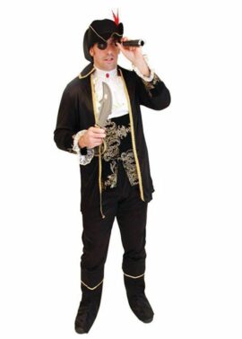 תחפושת יוקרתית של הפיראט קפטן הוק - L1426