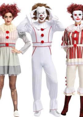 תחפושת זוגית/קבוצתית ליצנים מפחידים - N19398/N19128/N19137