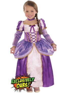 תחפושת רפונזל לבנות N4583