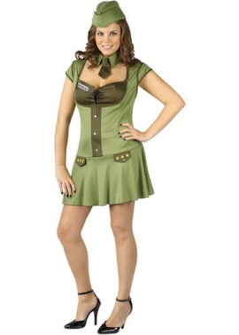 תחפושת חיילת אמריקאית לנשים H1118